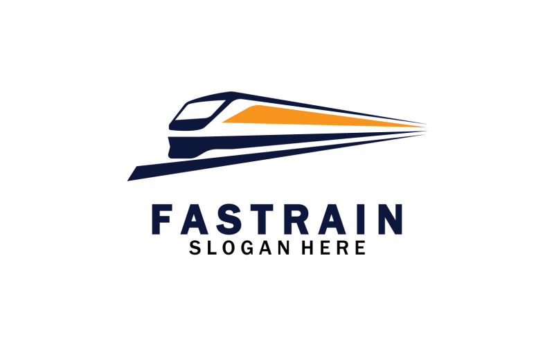 Train Logo Vector Illustration Design Fast Train Logo 9 Logo Template
