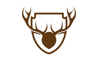 Creative Deer Shield Logo Design Symbol Vector Illustration 10