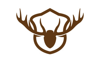 Creative Deer Shield Logo Design Symbol Vector Illustration 14