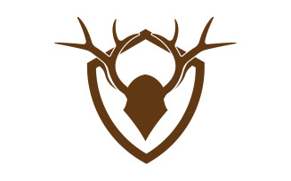 Creative Deer Shield Logo Design Symbol Vector Illustration 20