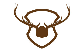 Creative Deer Shield Logo Design Symbol Vector Illustration 5