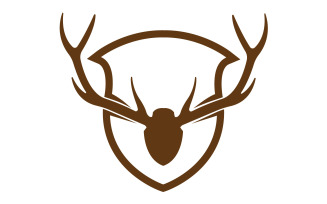 Creative Deer Shield Logo Design Symbol Vector Illustration 6