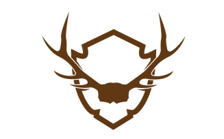 Creative Deer Shield Logo Design Symbol Vector Illustration 8
