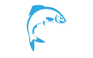 Fish Abstract Icon Design Logo V21