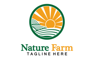 Nature Farm And Farming Vector Logo Illustration Design V17