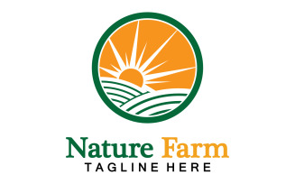 Nature Farm And Farming Vector Logo Illustration Design V19