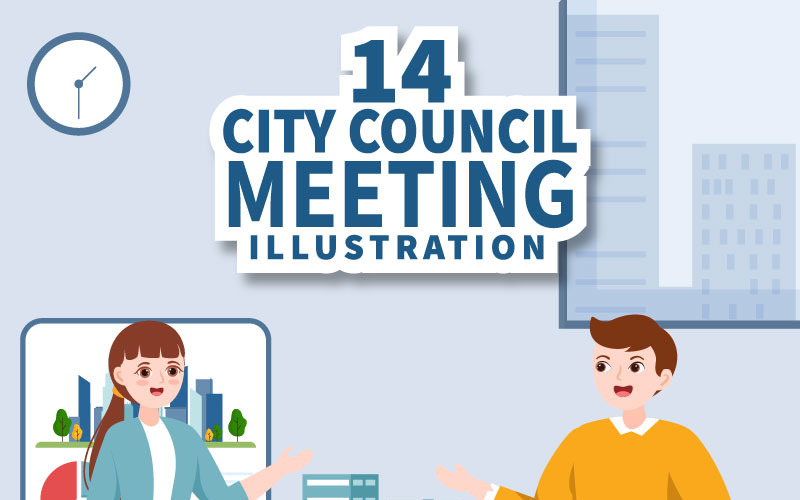 14 City Council Meeting Illustration