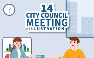 14 City Council Meeting Illustration