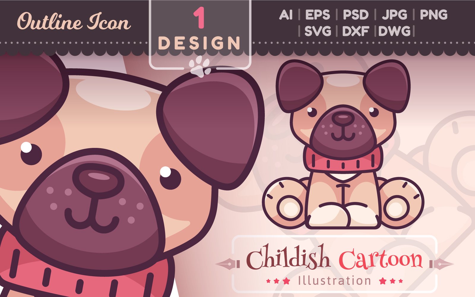 Template #304108 Puppy Pet Webdesign Template - Logo template Preview