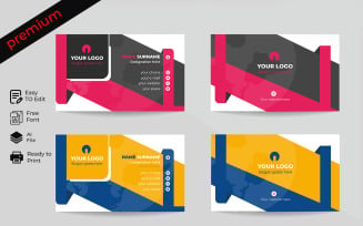 Business card Design Template and ready for print