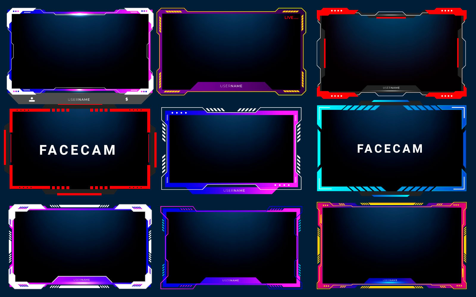 Template #304233 Stream Twitch Webdesign Template - Logo template Preview