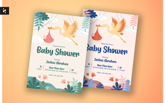 Baby Shower Invitation Tropical Theme