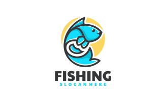 Fish Simple Mascot Logo 3