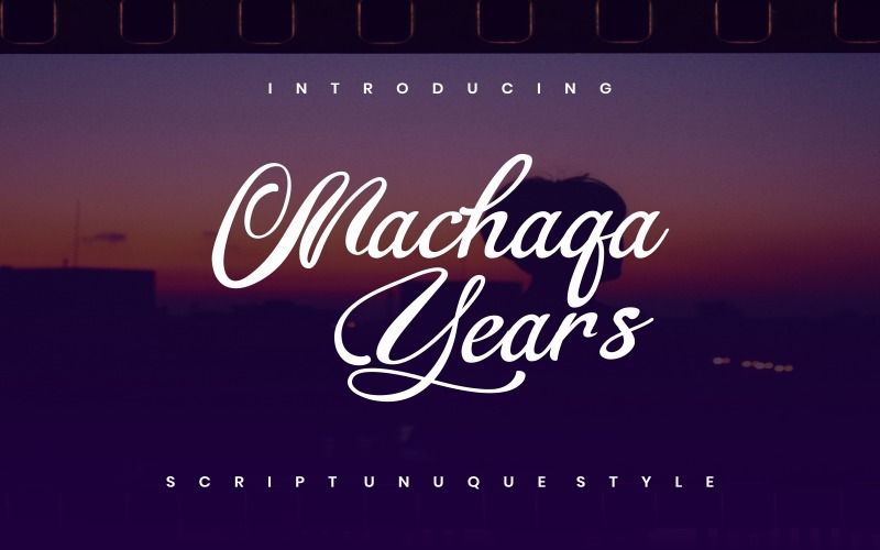 Machaqa Years - Script Font