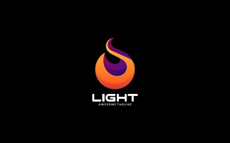 Abstract Light Gradient Logo