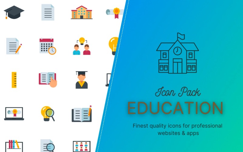 Great Education Icon Pack (30 icons) Icon Set