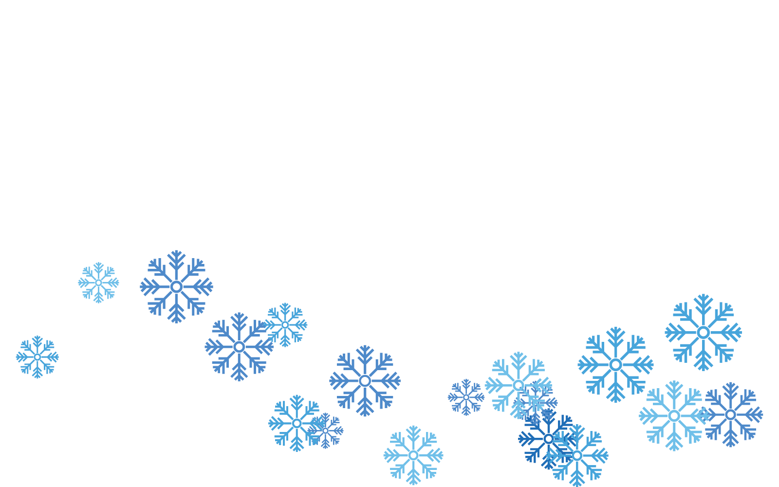 Snowflakes background snowfall vector design Logo Template