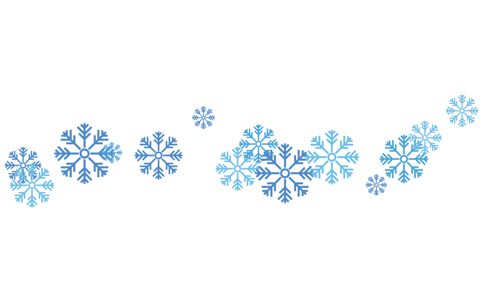 Snowflakes for background template illustration vector flat design