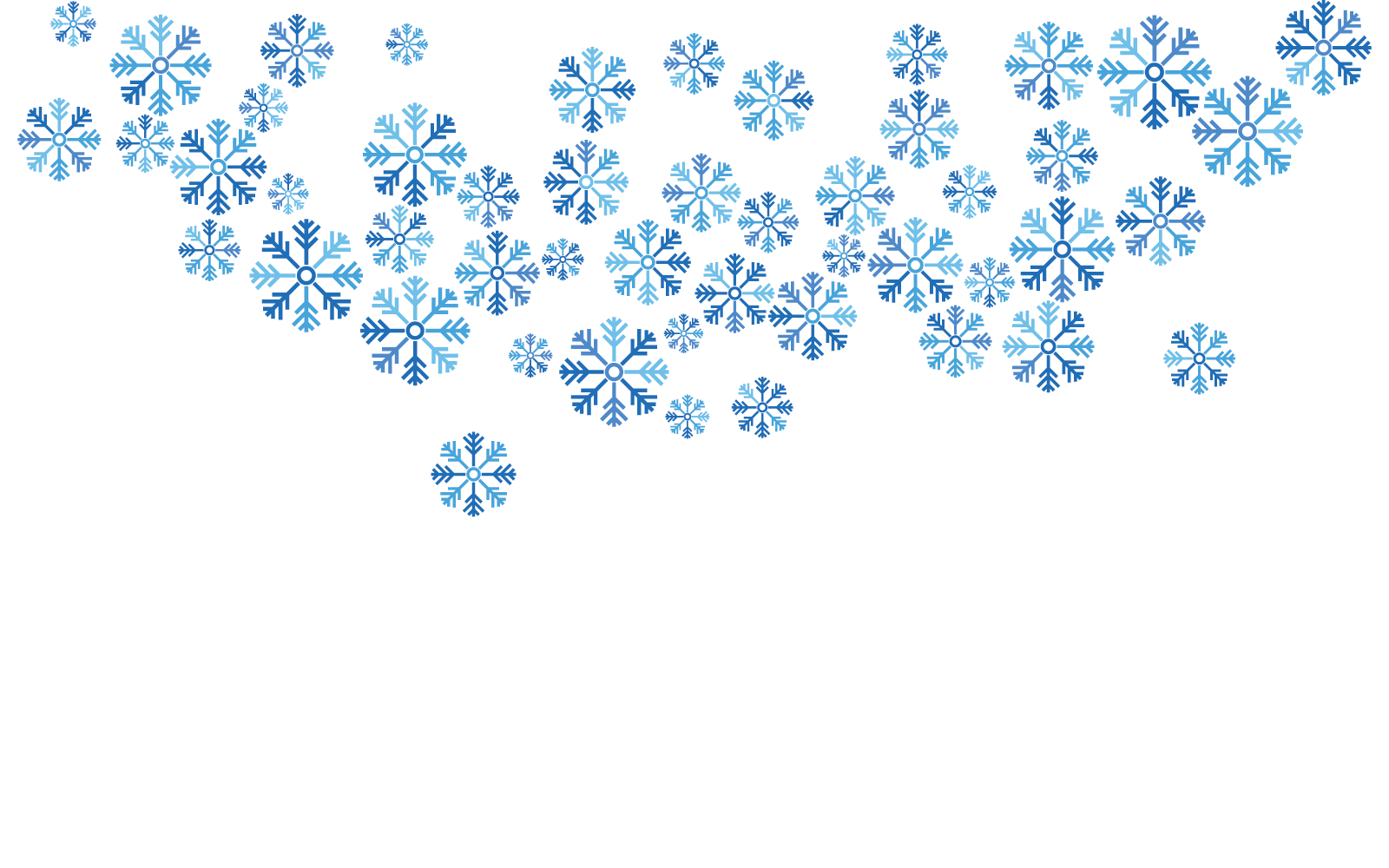 Snowflakes for background template illustration vector