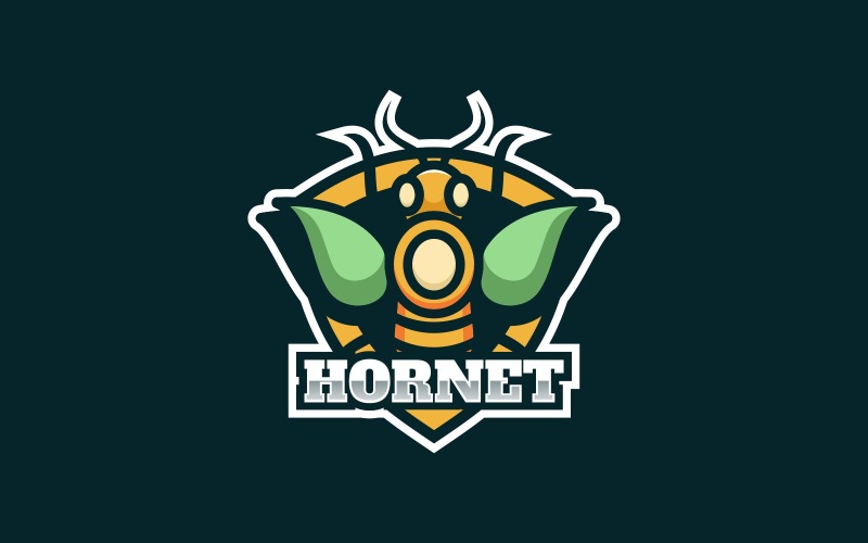 Hornet Sports and E-Sports Logo Logo Template
