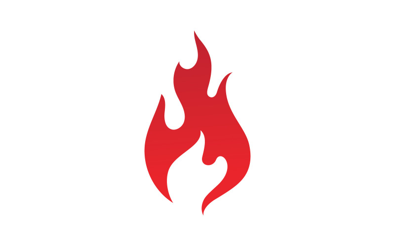 Fire flame vector illustration design V1 Logo Template