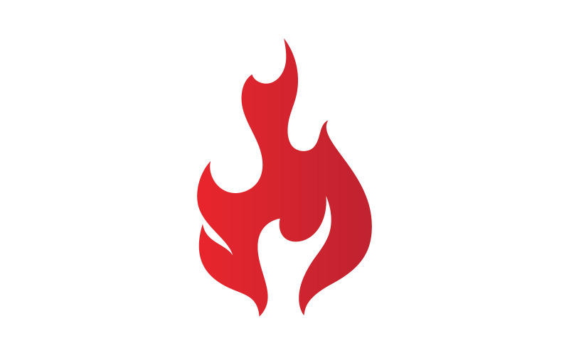 Fire flame vector illustration design V4 Logo Template