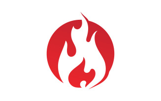 Fire flame vector illustration design V8