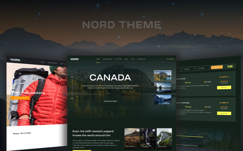 Nord Tours and Travel Woocommerce Wordpress Theme WordPress Theme