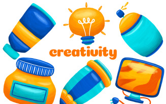 Creativity Element Illustration Pack #02