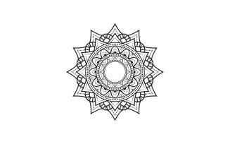 Luxury Ornamental Mandala Design, Flowers Coloring Page For Kdp Interiors