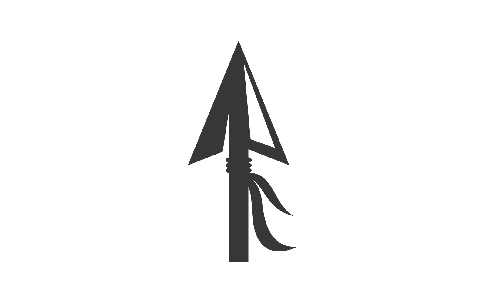 Spear logo and symbol vector design illustration Logo Template