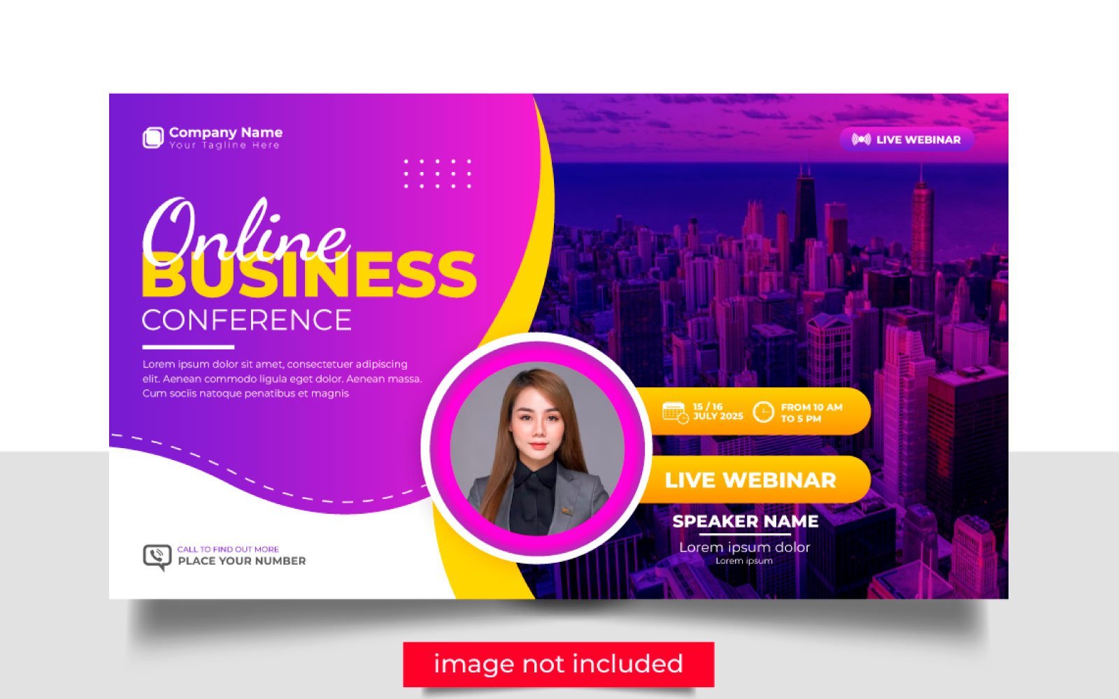 Kit Graphique #304752 Conference Background Divers Modles Web - Logo template Preview