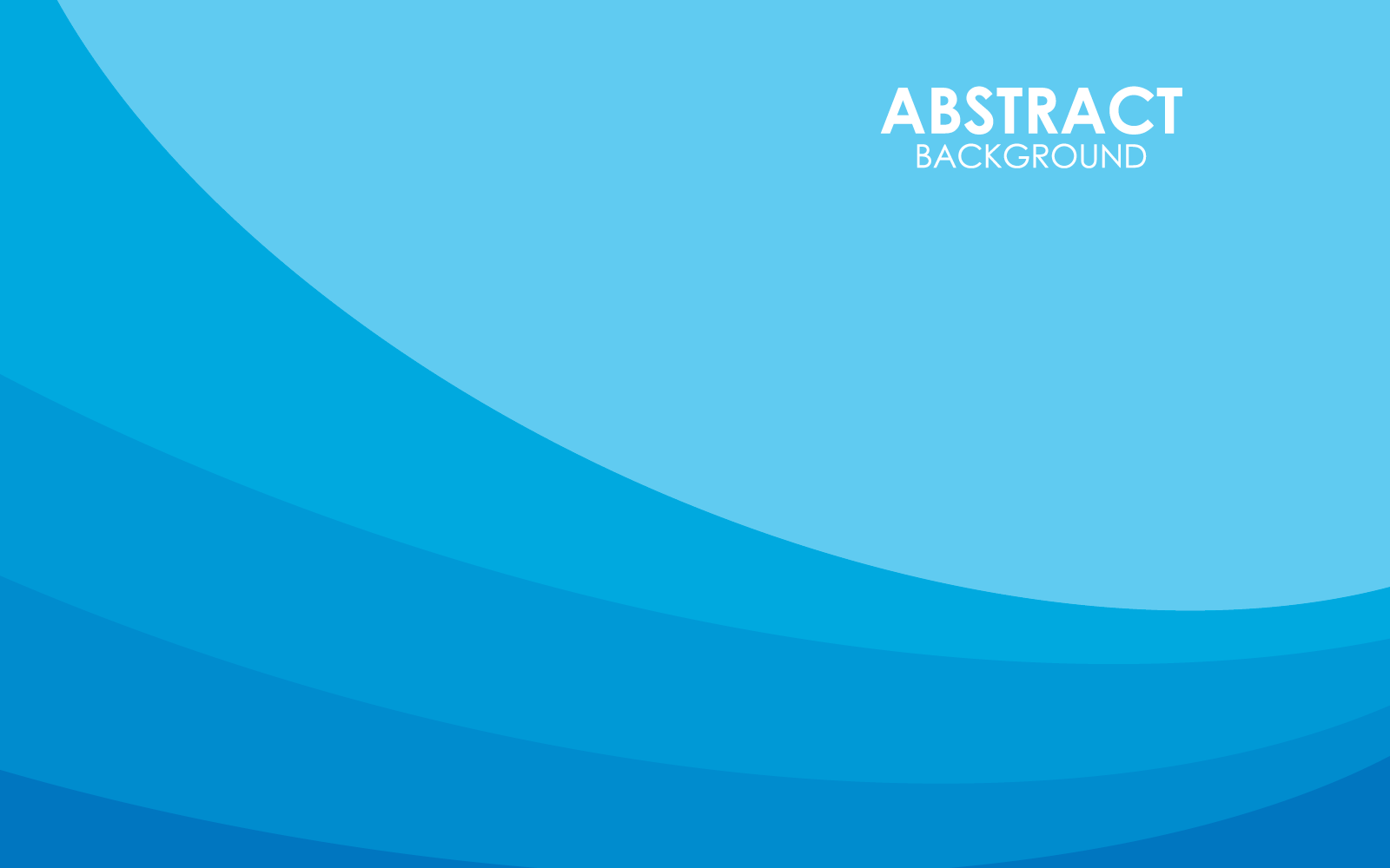 Blue abstract background flat design template