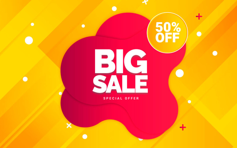 sale marketing banner with price design vector Illustration