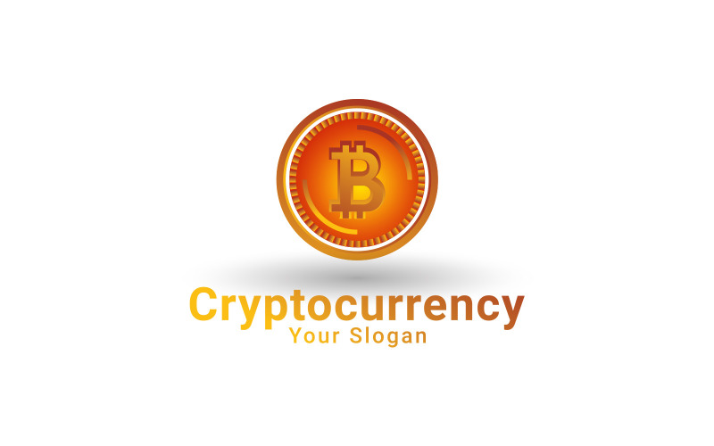 Bitcoin Logo, Cryptocurrency Logo, Bitcoin Exchange Logo, Digital Money, Letter B Logo Template