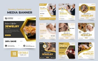 Jewelry sale template for marketing