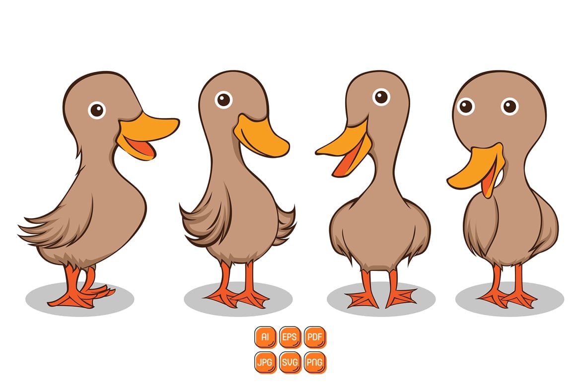 Kit Graphique #304977 Cute Canard Divers Modles Web - Logo template Preview