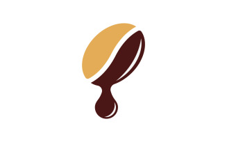 Coffee cup Logo coffee shop vector icon design V4