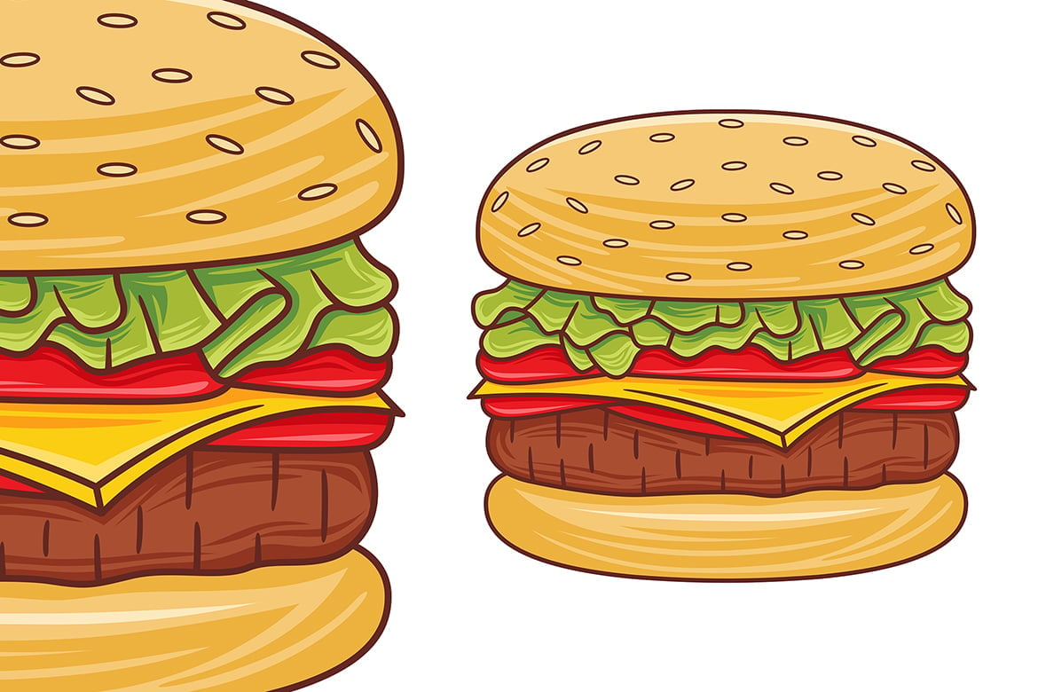 Kit Graphique #305045 Illustration Burger Divers Modles Web - Logo template Preview