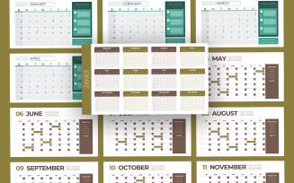 2023 Calender Infographic Keynote Template