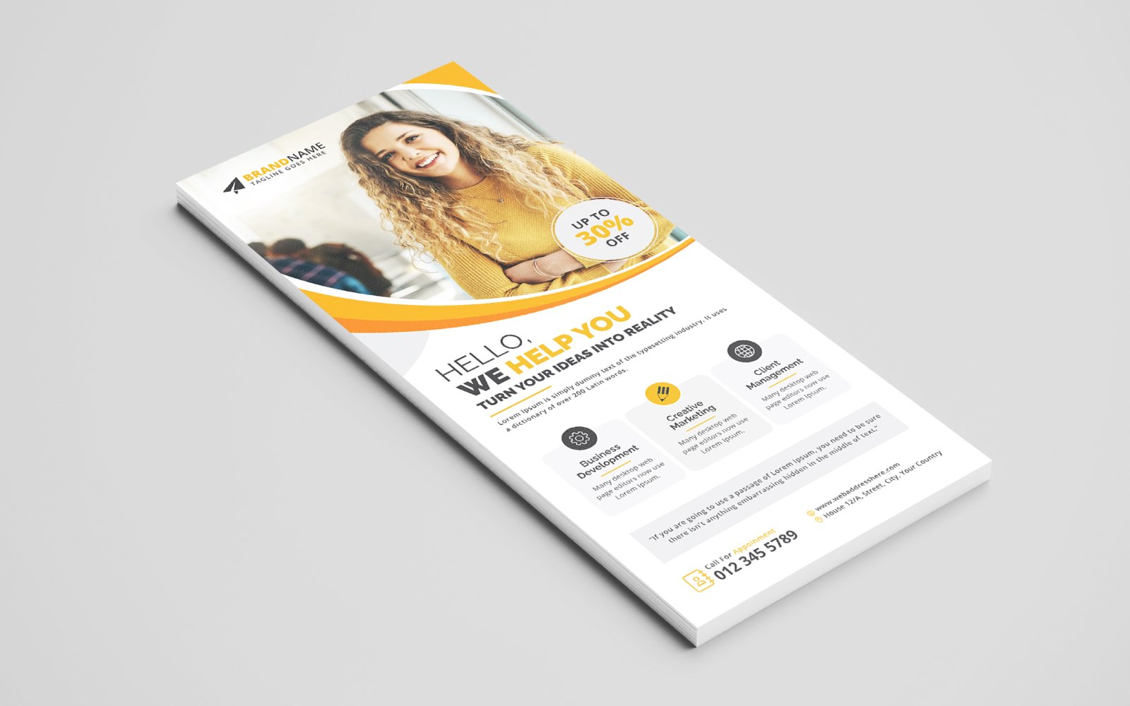 Template #305151 Dl Flyer Webdesign Template - Logo template Preview