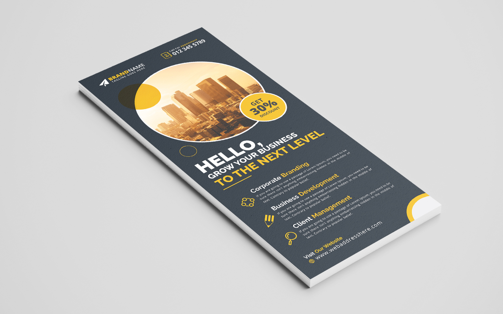 Template #305155 Dl Flyer Webdesign Template - Logo template Preview