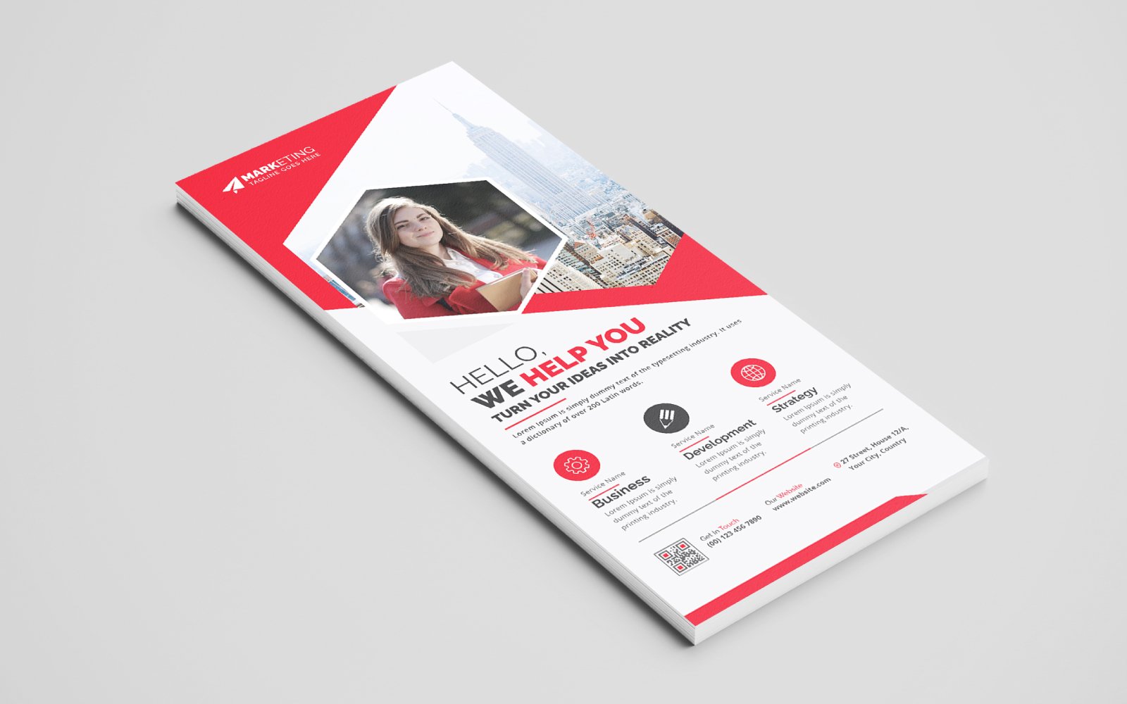 Template #305178 Dl Flyer Webdesign Template - Logo template Preview