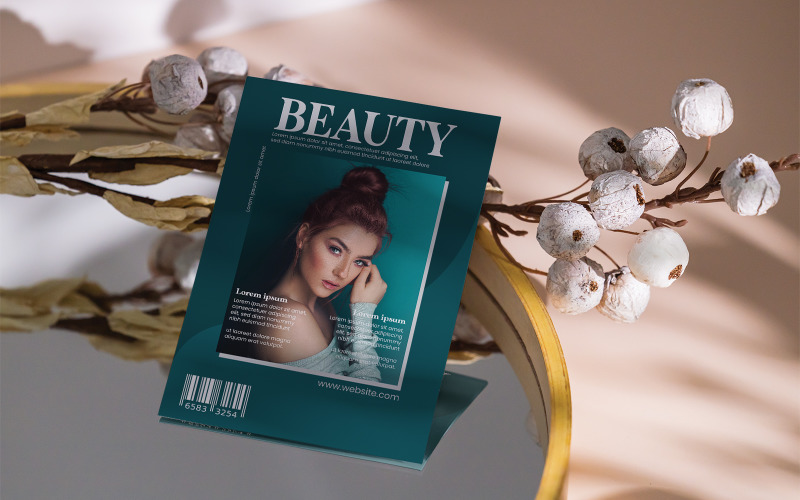 Beauty Magazine Cover Template Corporate Identity