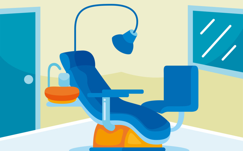 Dental Clinic Vector Illustration Vector Graphic
