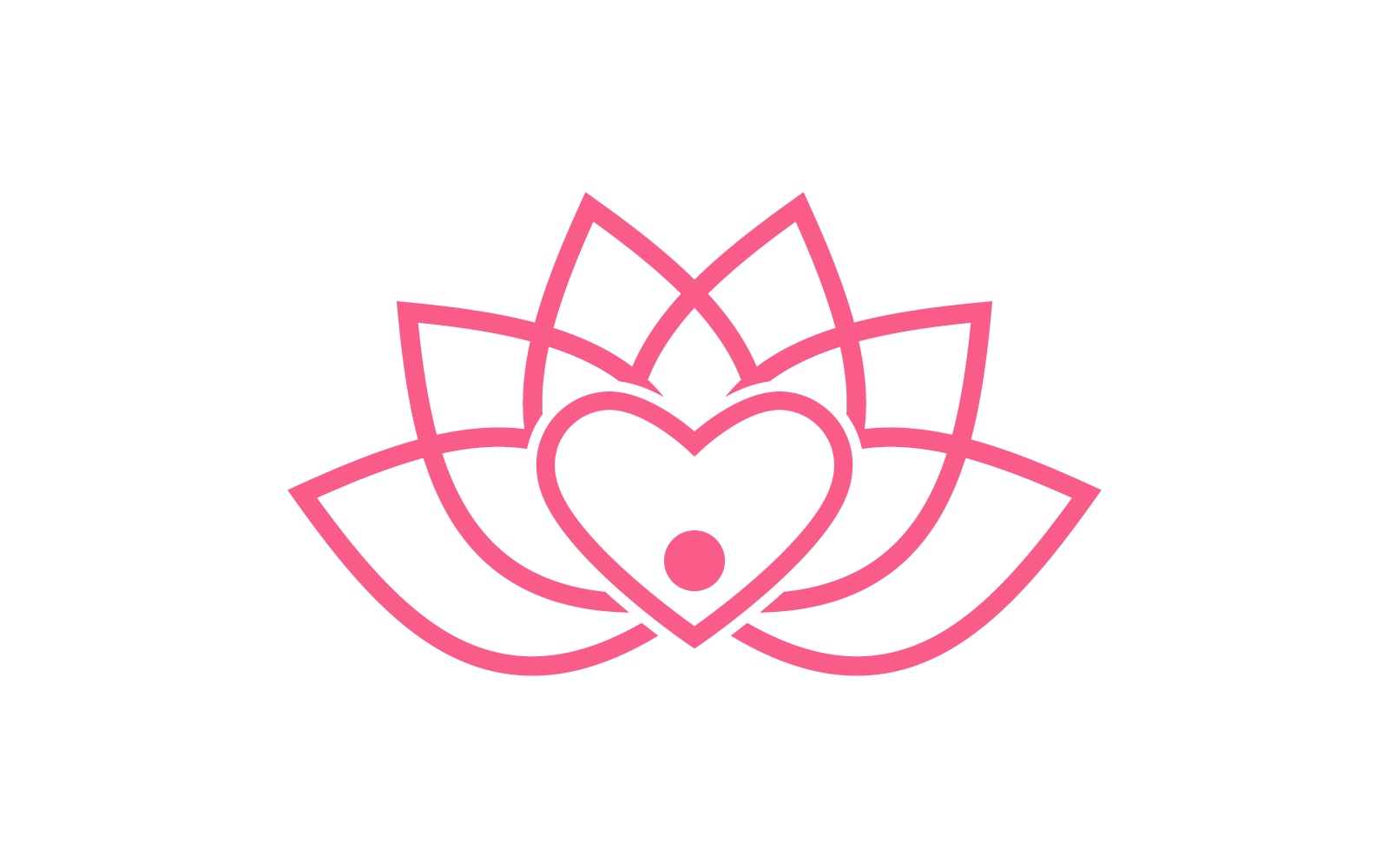 Güzellik Lotus çiçekleri illüstrasyon logo vektörü
