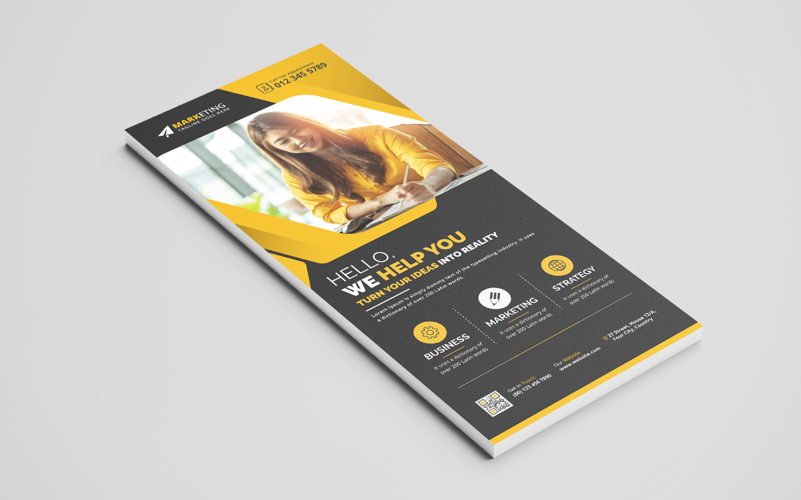 Template #305200 Dl Flyer Webdesign Template - Logo template Preview