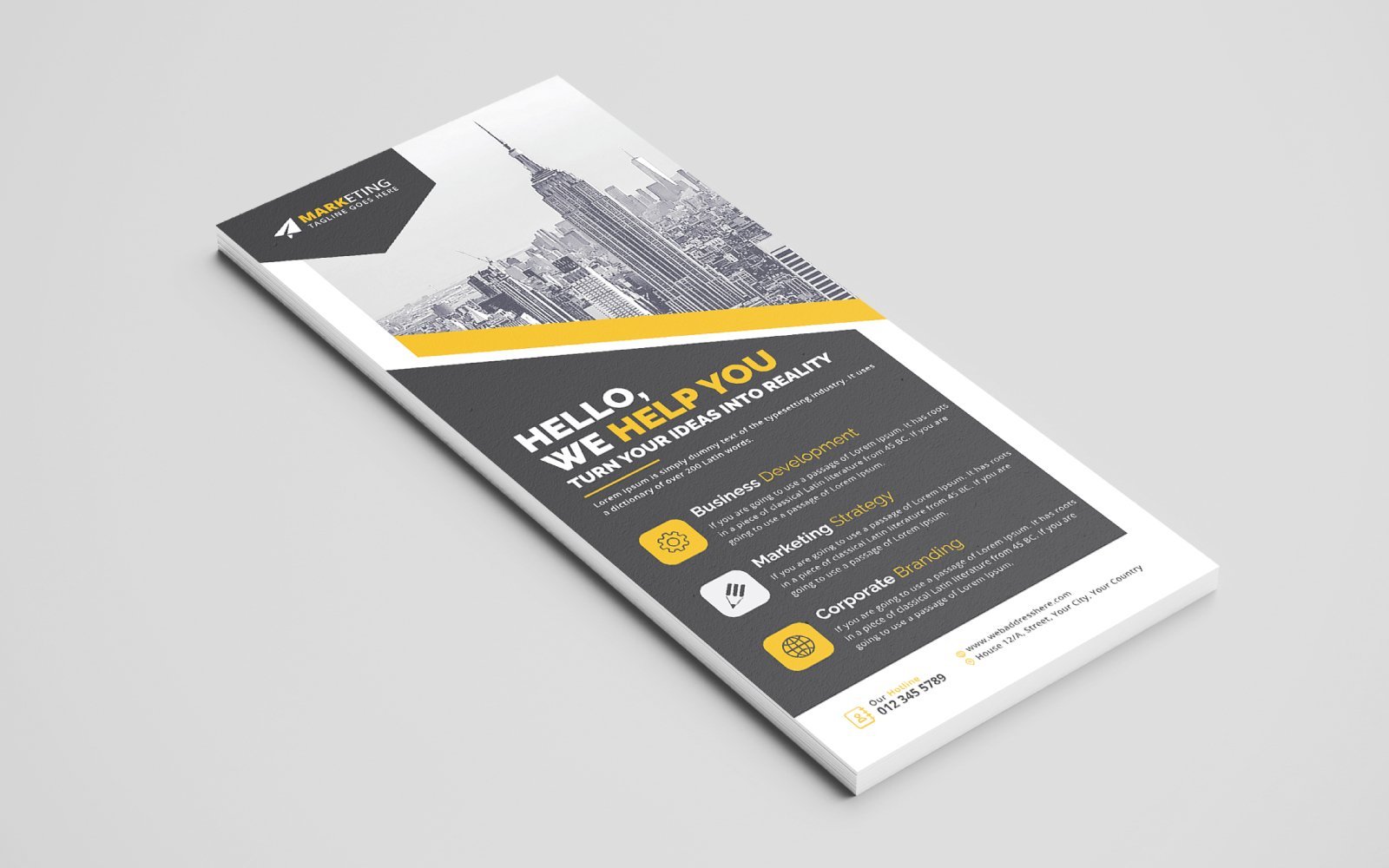 Template #305223 Dl Flyer Webdesign Template - Logo template Preview