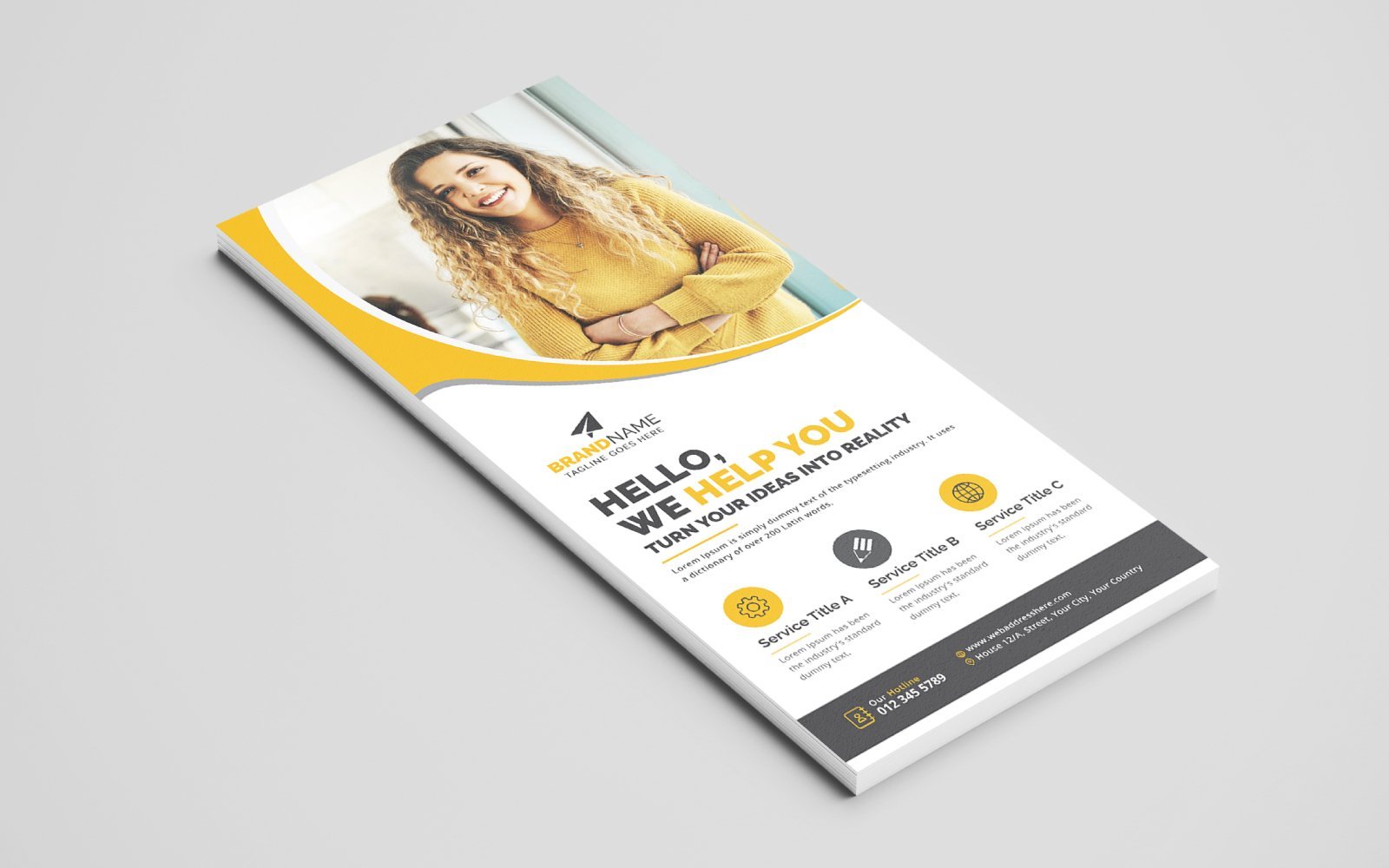 Template #305244 Dl Flyer Webdesign Template - Logo template Preview