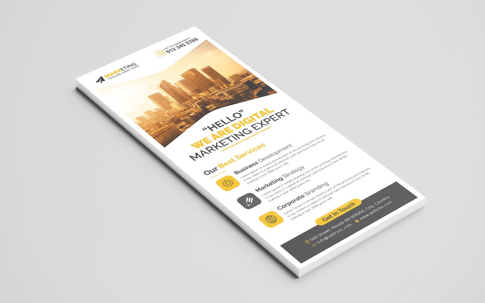 Template #305246 Dl Flyer Webdesign Template - Logo template Preview